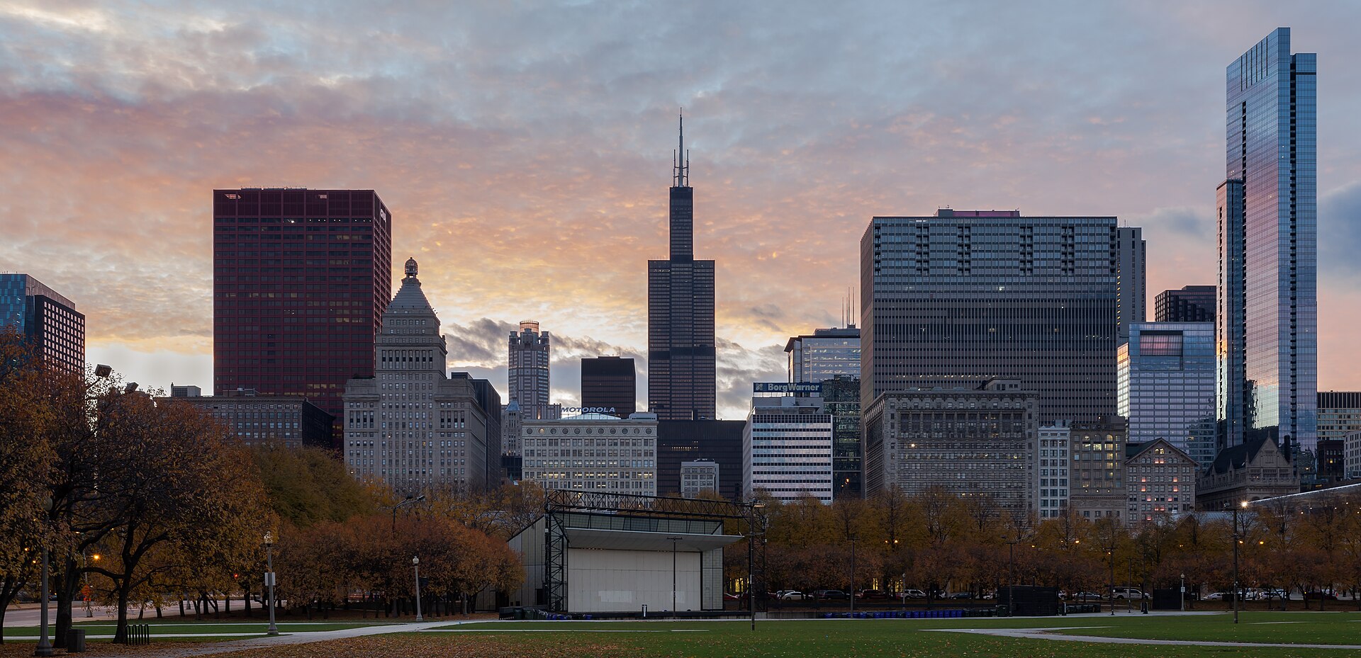 Chicago skyline, Illinois, USA
